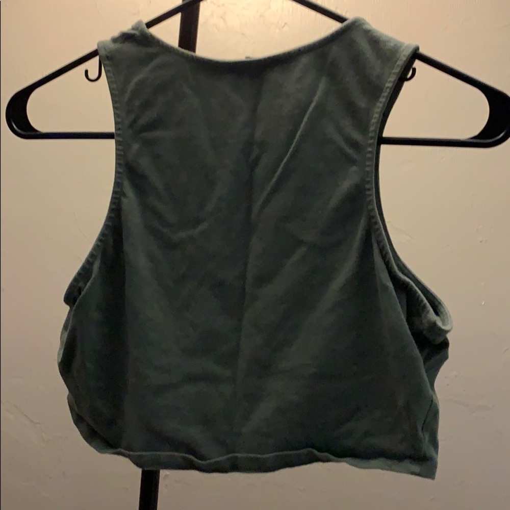 Green crop top - Picture 2 of 2